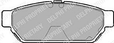 DELPHI Колодки зад. MITSUBISHI CARISMA (LP968)
