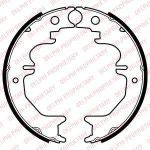Delphi LS2053 комплект тормозных колодок, стояночная тормозная с на TOYOTA LAND CRUISER (LJ12_, KZJ12_, TRJ12_, KDJ12_, GRJ12_)