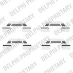 Delphi LX0438 комплектующие, колодки дискового тормоза на VW BORA универсал (1J6)