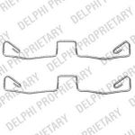Delphi LX0448 комплектующие, колодки дискового тормоза на AUDI A6 (4B2, C5)