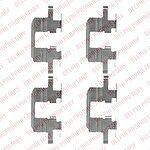 Delphi LX0472 комплектующие, колодки дискового тормоза на SUBARU LEGACY III универсал (BE, BH)