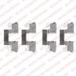 Delphi LX0474 комплектующие, колодки дискового тормоза на MITSUBISHI CARISMA (DA_)
