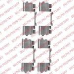 Delphi LX0479 комплектующие, колодки дискового тормоза на PEUGEOT BOXER автобус