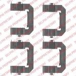 Delphi LX0501 комплектующие, колодки дискового тормоза на CHEVROLET CAPTIVA (C100, C140)