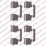 Delphi LX0506 комплектующие, колодки дискового тормоза на FIAT SCUDO (272, 270)