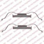 Delphi LX0508 комплектующие, колодки дискового тормоза на VW TOUAREG (7LA, 7L6, 7L7)