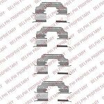 Delphi LX0549 комплектующие, колодки дискового тормоза на RENAULT KANGOO / GRAND KANGOO (KW0/1_)