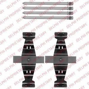 Delphi LX0552 комплектующие, колодки дискового тормоза на MERCEDES-BENZ CLS (C218)