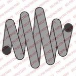 Delphi SC10014 пружина ходовой части на OPEL CORSA C фургон (F08, W5L)