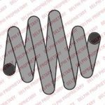 Delphi SC10070 пружина ходовой части на OPEL ZAFIRA A (F75_)