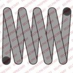 Delphi SC10100 пружина ходовой части на FIAT PANDA Van (141_)