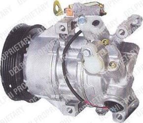Delphi TSP0155343 компрессор, кондиционер на TOYOTA YARIS VERSO (_NLP2_, _NCP2_)