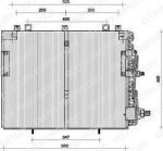 Delphi TSP0225036 конденсатор, кондиционер на MERCEDES-BENZ S-CLASS (W140)