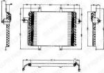 Delphi TSP0225138 конденсатор, кондиционер на RENAULT 19 II (B/C53_)
