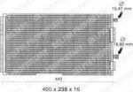Delphi TSP0225260 конденсатор, кондиционер на FIAT CINQUECENTO (170)