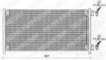 Delphi TSP0225268 конденсатор, кондиционер на FIAT PUNTO (188)