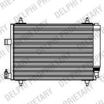 Delphi TSP0225592 конденсатор, кондиционер на PEUGEOT 407 SW (6E_)