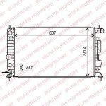 Delphi TSP0524012 радиатор, охлаждение двигателя на OPEL VECTRA B универсал (31_)