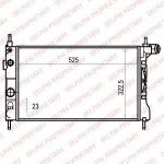 Delphi TSP0524016 радиатор, охлаждение двигателя на OPEL KADETT E (39_, 49_)