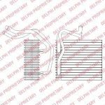 Delphi TSP0525198 испаритель, кондиционер на PEUGEOT BOXER фургон (230L)