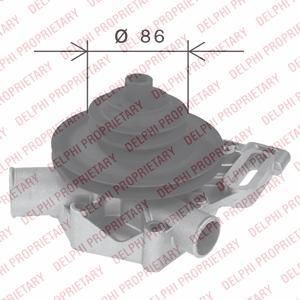 Delphi WP1109 водяной насос на FIAT DUCATO c бортовой платформой/ходовая часть (280)