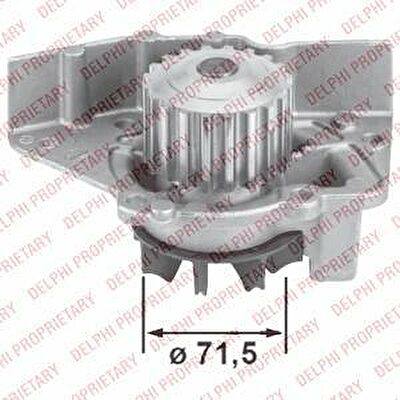 Delphi WP2503 водяной насос на PEUGEOT 406 Break (8E/F)