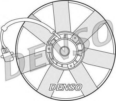 DENSO Вентиляторы охлаждения двигателя VAG A3/TT/FABIA/OCTAVIA/BORA/GOLF IV/POLO 200/60W 345mm (1J0959455F, DER32002)