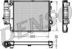 Denso DRM05043 радиатор, охлаждение двигателя на 5 Touring (E34)