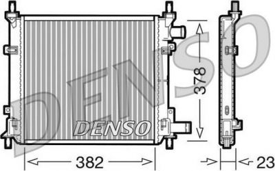 DENSO Радиатор, охлаждение двигател (DRM10060)