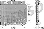 Denso DRM17024 радиатор, охлаждение двигателя на MERCEDES-BENZ S-CLASS (W126)