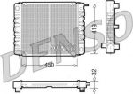 Denso DRM33002 радиатор, охлаждение двигателя на VOLVO 240 Kombi (P245)