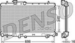 DENSO Радиатор охлаждения SUBARU IMPREZA 1.6-2.5I 00-06/LEGACY 2.0-2.5I 98-03 МКПП (45111FE080, DRM36006)