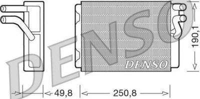Denso DRR33010 теплообменник, отопление салона на VOLVO 960 Kombi (965)