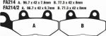 EBC FA 214 Тормозные колодки