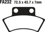EBC FA 232 TT Тормозные колодки