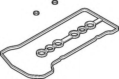 ELRING Прокладка клапанной крышки TOYOTA AVENSIS/COROLLA 1.4-1.8 1(2)(3)ZZ-FE 00- компл (1121322050, 457.380)