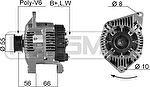 Era 210049 генератор на RENAULT MEGANE I (BA0/1_)