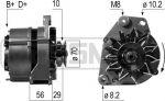 Era 210128 генератор на VW SCIROCCO (53B)