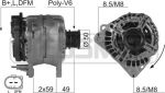 Era 210138 генератор на VW POLO Variant (6KV5)