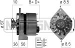 Era 210172 генератор на FIAT UNO (146A/E)
