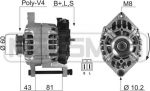 Era 210391 генератор на NISSAN 100 NX (B13)