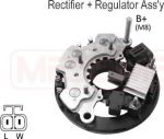 Era 215943 выпрямитель, генератор на OPEL CORSA C (F08, F68)