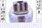 Era 226100 привод с механизмом свободного хода, стартер на HYUNDAI i40 CW (VF)