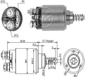 Era 227727 тяговое реле, стартер на IVECO MK