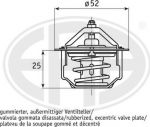 Era 350248 термостат, охлаждающая жидкость на SKODA ROOMSTER Praktik (5J)