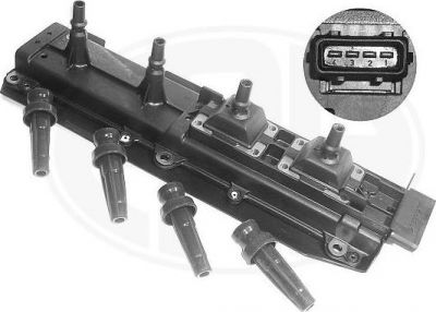 Era 880086 катушка зажигания на PEUGEOT 206 SW (2E/K)