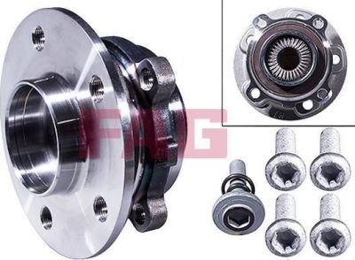 FAG 713 6496 10 комплект подшипника ступицы колеса на X1 (F48)