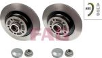 FAG 713531050 Диск тормозной со встроенной ступицей заднк-кт RENAULT: LAGUNA II