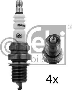 Febi 13608 свеча зажигания на TOYOTA YARIS (SCP1_, NLP1_, NCP1_)