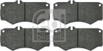 FEBI Колодки тормозные MERCEDES W460-W463/IVECO DAILY передние без датчика (001 420 14 20, 16033)